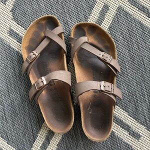 Mocha Birkenstocks